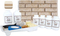 Brick-Anew All-in-One Brick Fireplace Paint Kit – Easy DIY Makeover for a Natural, Realistic Brick Look (Twilight Taupe) Not Your Boring White Paint or Chalk Paint!