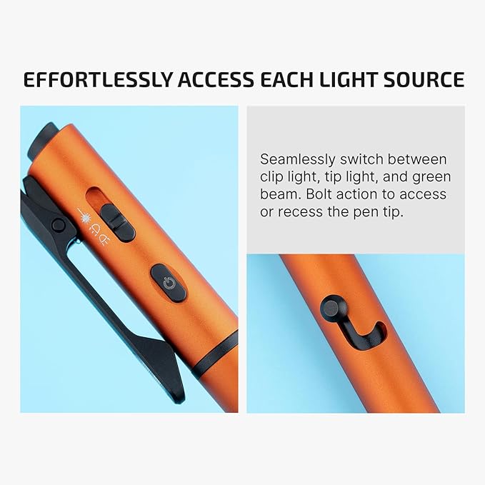 OLIGHT O'Pen 3 EDC Pen Light, 120 Lumens