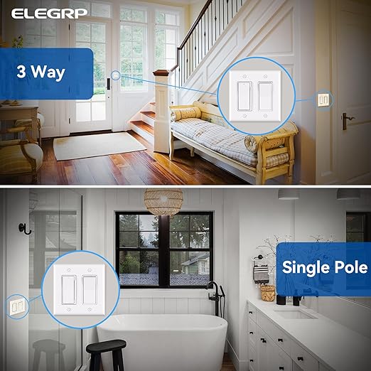 ELEGRP Digital Dimmer Light Switch (6 Pack)