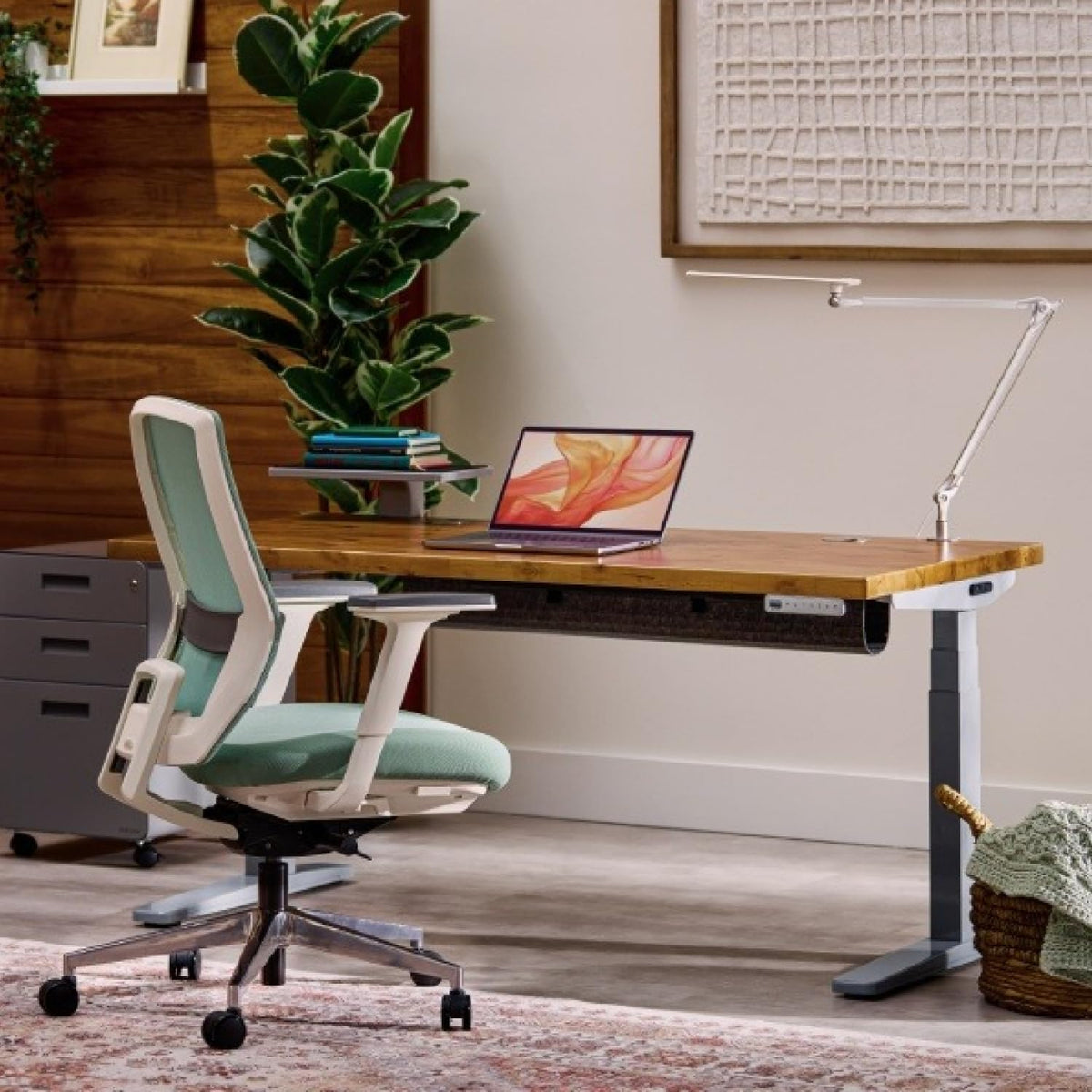 UPLIFTDESK E7 LED Desk Lamp with Clamp - 3 Color Mode Architect Desk Lamp