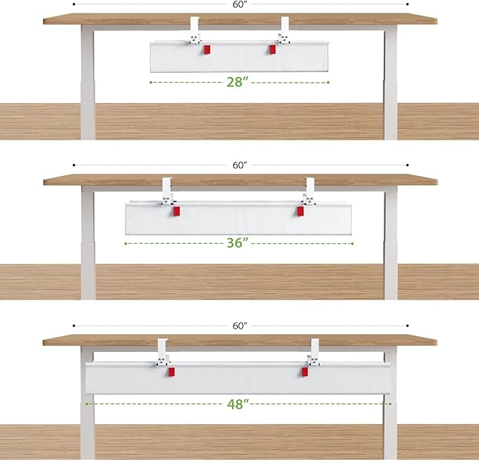 KEEGH No Drill Under Desk Cable Management Tray
