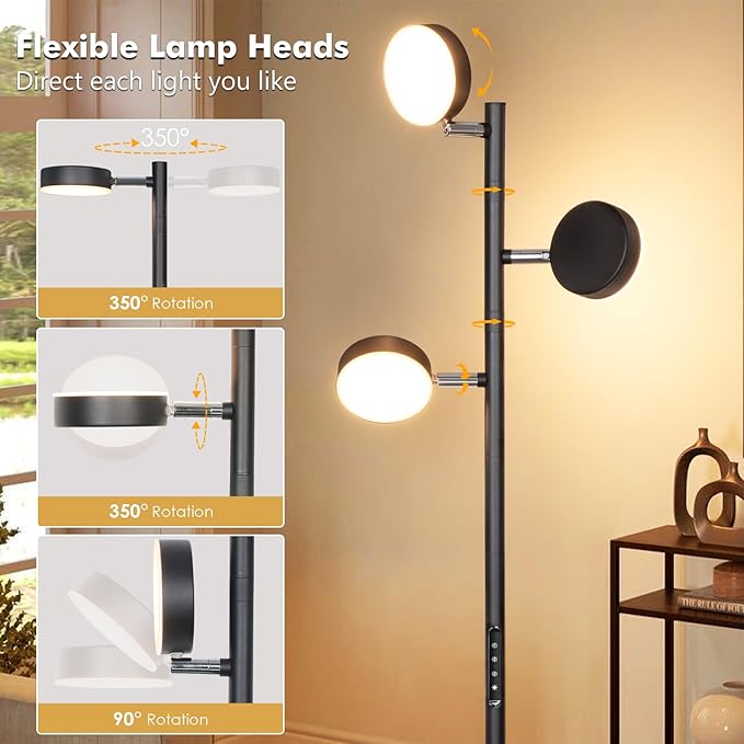 Benaep Tree Floor Lamp for Living Room