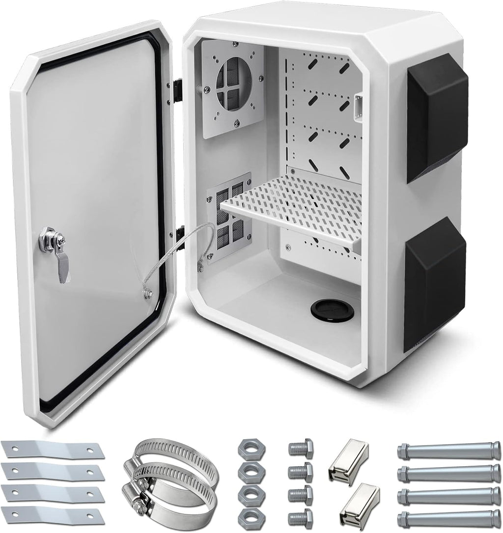Outdoor Electrical Box, Cold-Rolled Steel Plate, Aluminum Alloy Back Beam