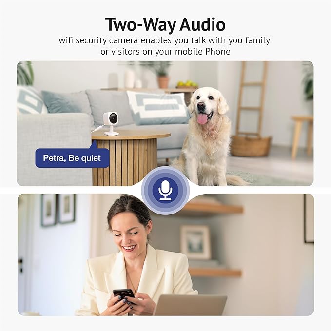Hugolog 3K 5MP Outdoor Indoor Security Cameras