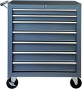 7-Drawer Rolling Tool Cart on Wheels, Drawers Rolling Tool Chest with Lock, Mobile Trolley Organizer Tools Box with Locking Wheels & Ball Bearing Drawers for Garage,Warehouse,Repair Shop (Grey)