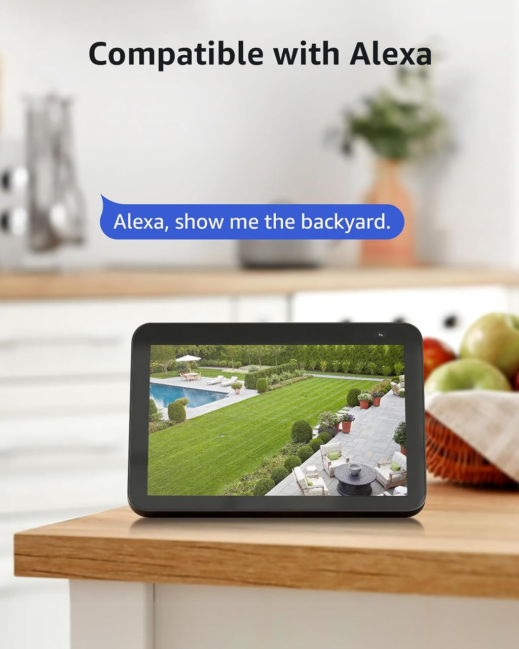 annke 2-pack 3mp bullet wireless security camera, add-on on a desk or shelf