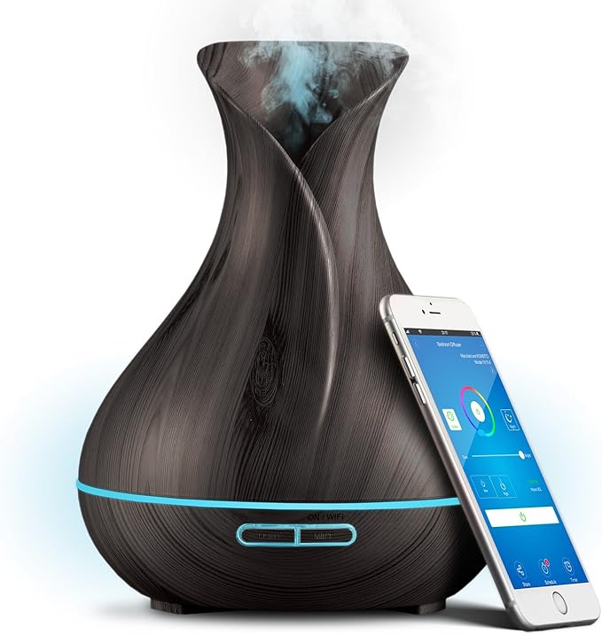 Sierra Modern Home Smart WiFi Wireless Essential Oil Aromatherapy 400ml