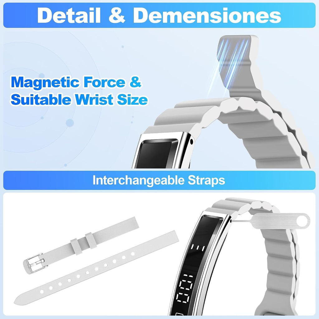 smart bracelet for women & men, health activity on a desk or shelf