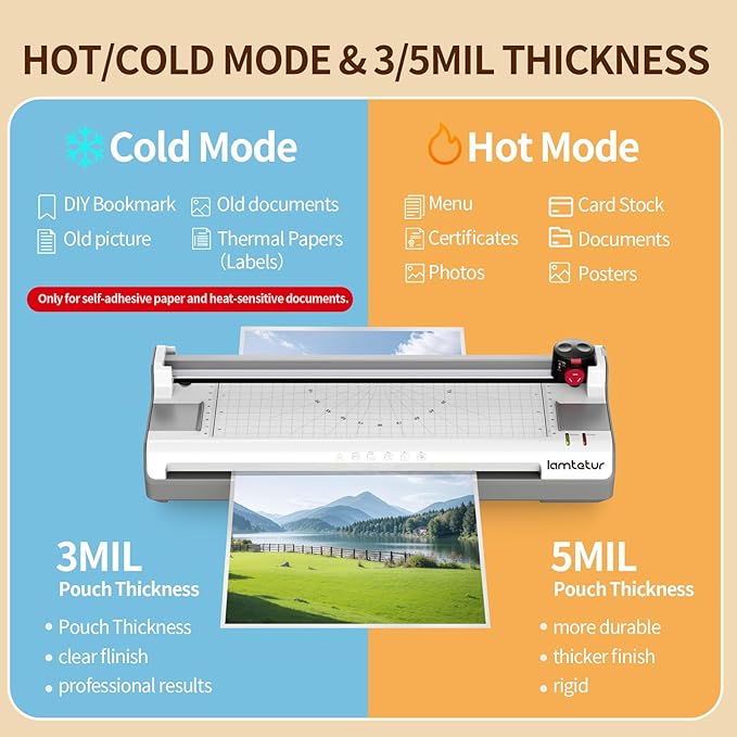 7-in-1 Thermal Laminator Machine 11X17