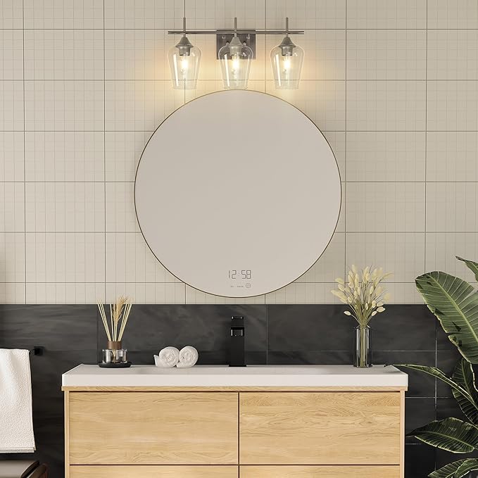 VONLUCE Bathroom Vanity Light, 3 Light Bathroom Light Fixture Over Mirror