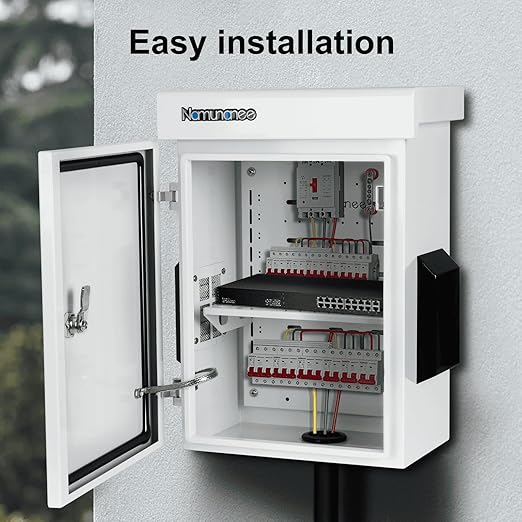 Outdoor Electrical Box, Cold-Rolled Steel Plate, Aluminum Alloy Back Beam