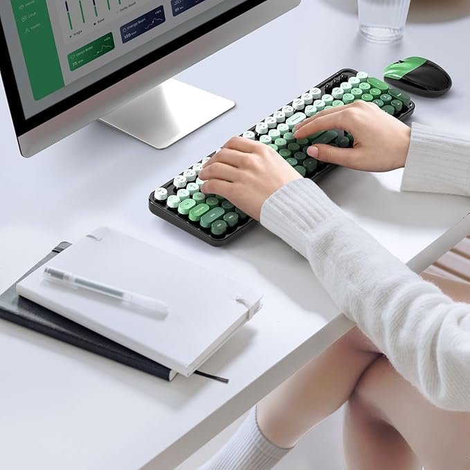 MOFII Wireless Keyboard and Mouse Combo, Full Size 2.4G Plug and Play