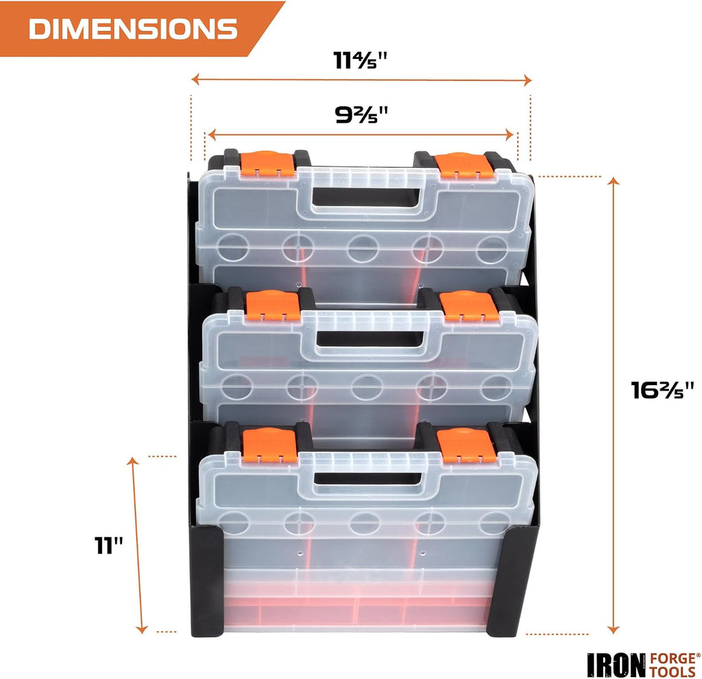 iron forge tools small parts tool organizer for shown in use