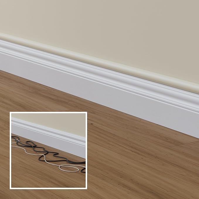 D-Line 13.12ft Cord Hider Kit, Patented Cable Cover, Hide Wires on Wall