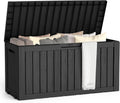 Outdoor Deck Storage Box, 75 Gallon Deck Box,Lockable Patio Storage Bench