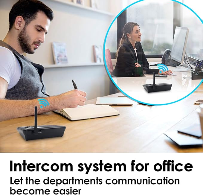 Intercoms Wireless for Home, 5280 Feet Long Range Wireless Intercom System for