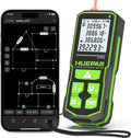 Huepar Laser Distance Measure 395Ft. Digital Rechargeable Laser Measuring Tool