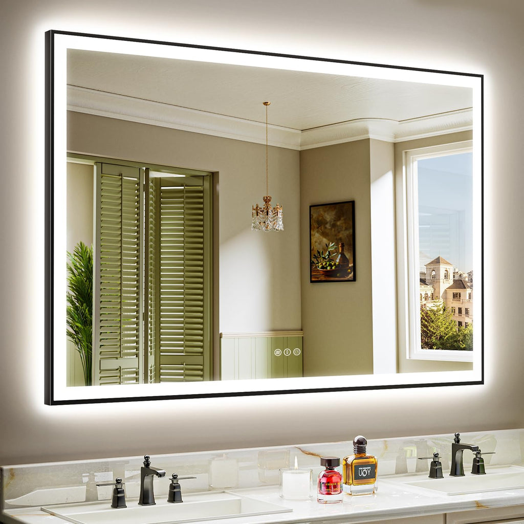 YEELAIT 60x40 Inch LED Bathroom Mirror