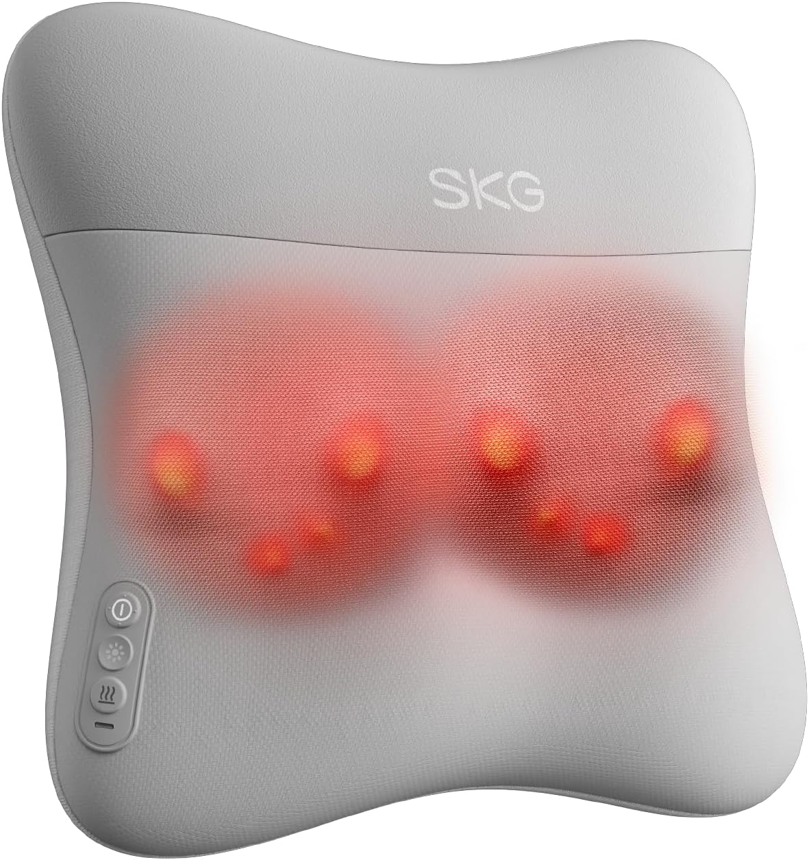 SKG Cordless Back Massager for Pain Relief Deep Tissue 4D Back and Neck Massager