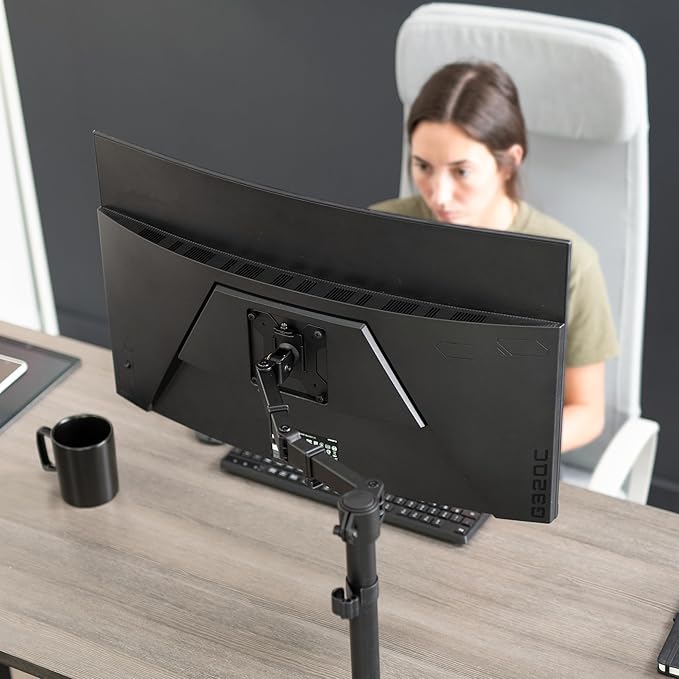 VIVO Single 13 to 38 inch Ultrawide Monitor Arm Desk Mount, Regular Screens up