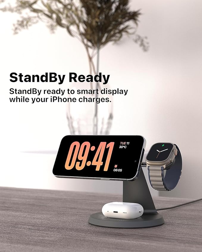 3 in 1 Wireless Charging Station