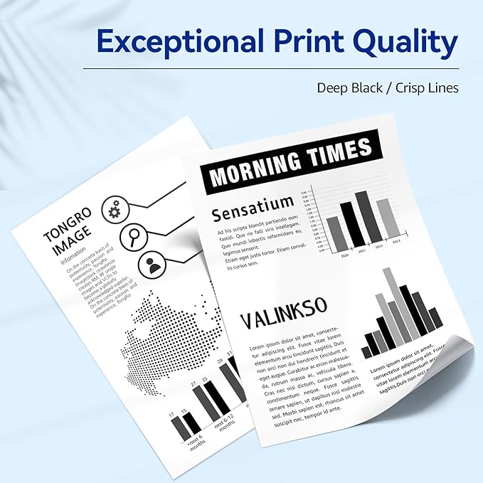 Valinkso TN830XL Toner for Brother Printer 4 Pack Compatible for Brother TN830