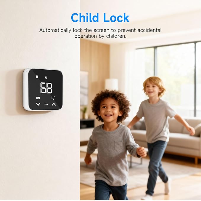 Smart Thermostat for House, WiFi Thermostat Compatible