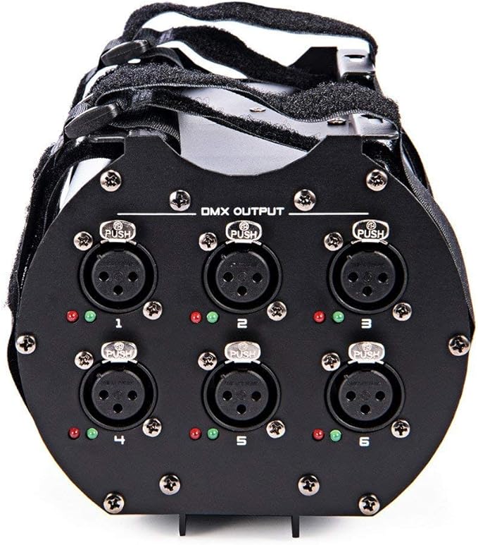 MFL. DMX Splitter with One Input 6-Way Distributor 3-Pin Xlr Separate Dmx