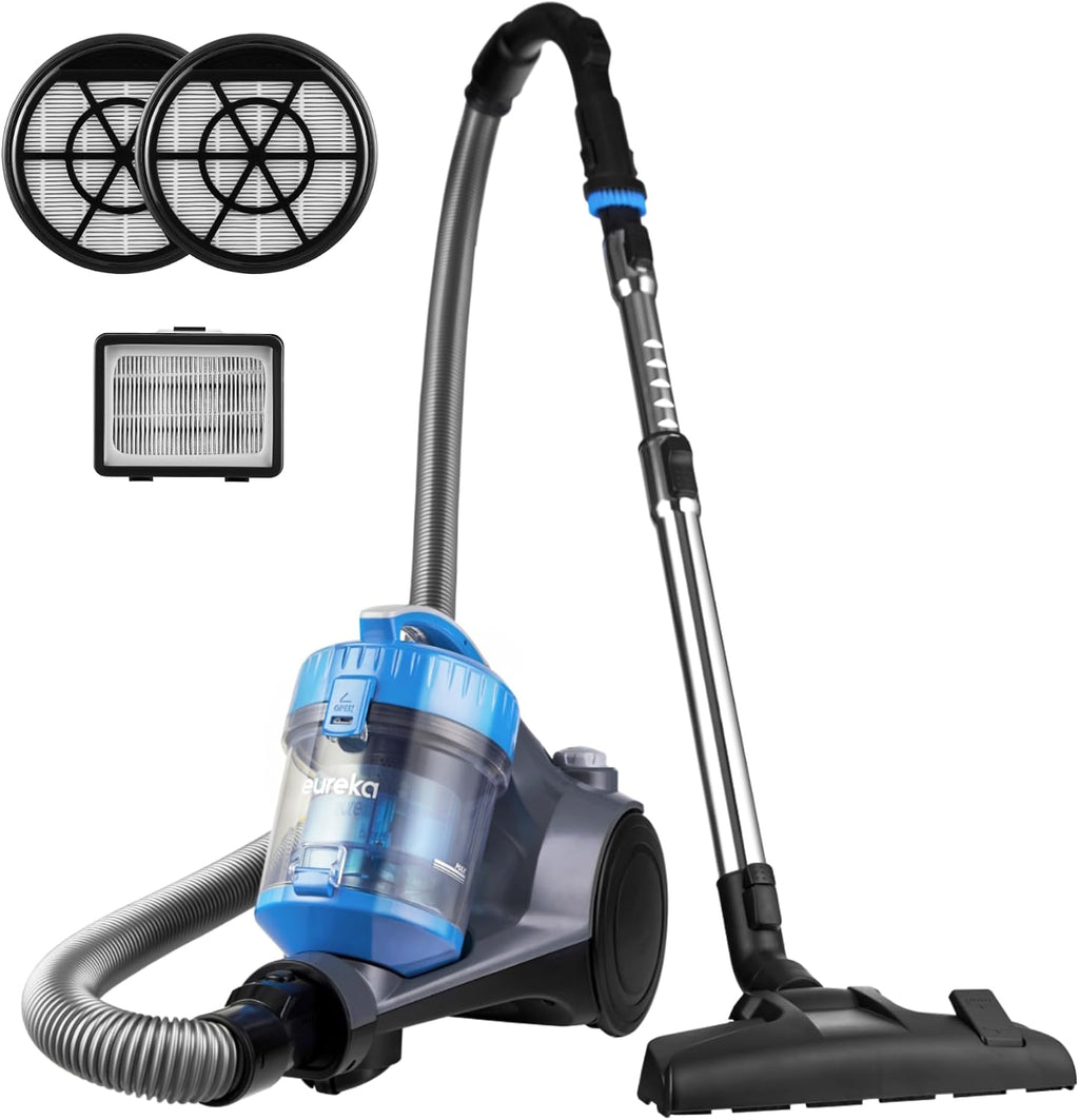 Eureka Bagless Canister Vacuum Cleaner, Lightweight Vac