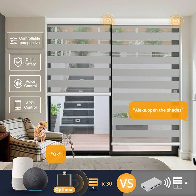 MUSCLEAREA Motorized Blinds