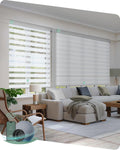 Yoolax Motorized Blinds with Remote, Electric Zebra Blinds