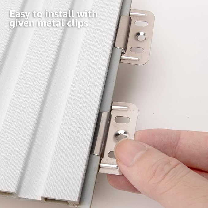 Art3d Slat Wall Panels, WPC Soundproof 3D Wall Paneling (8-Pack)