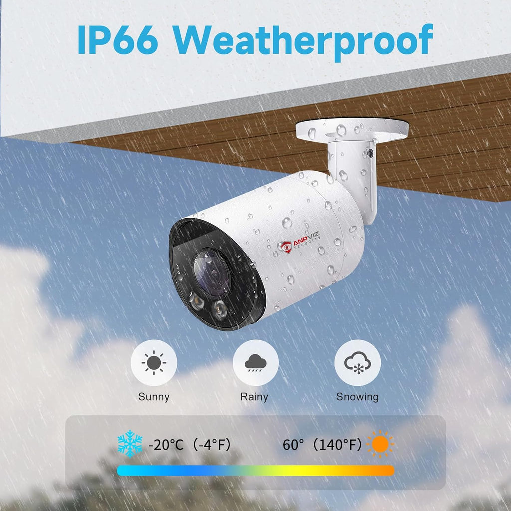 anpviz 6mp bullet poe ip security camera for on a desk or shelf