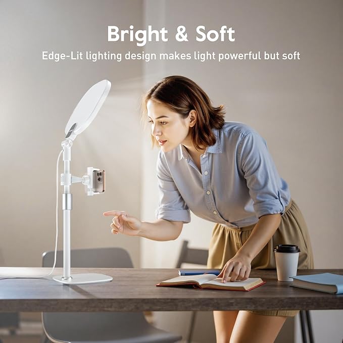 White 1Pack Video Conference Lighting