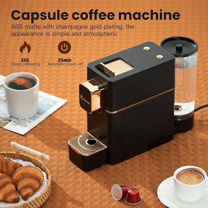 Mini Espresso Coffee Machine for Capsules Compatible