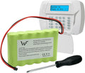Replacement Battery+Tool for ADT DSC IMPASSA 9057 SCW9055 SCW9057 BH7236-SS