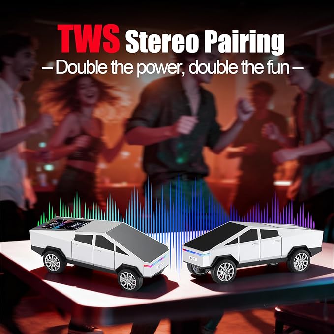 WSTER Portable Car Model Bluetooth Speaker