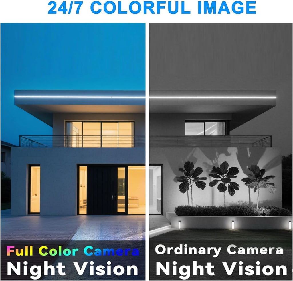 real hd 6mp add-on full color night vision, close-up detail