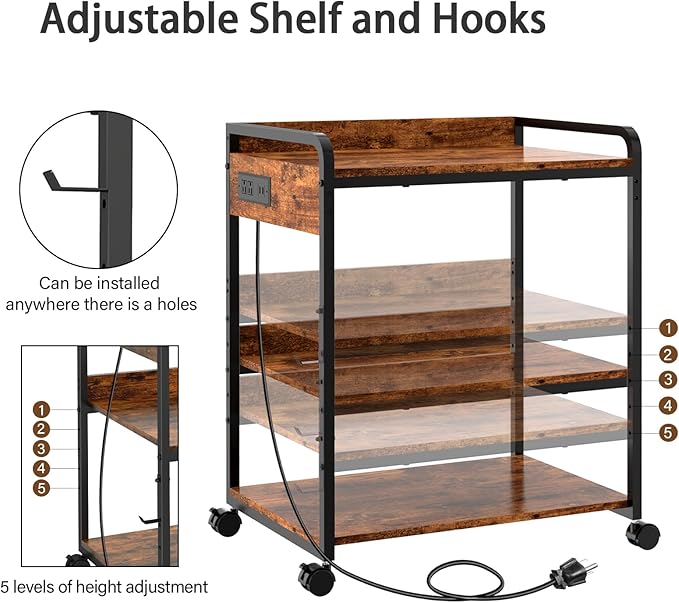 Livofloral 3 Tier Large Printer Stand
