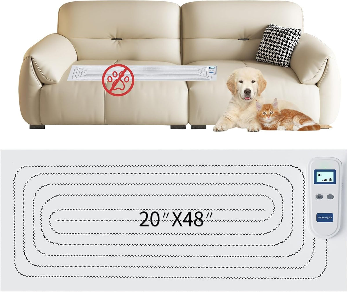 Scat Mat for Dogs and Cats, 3 Adjustable Safe Modes, Indoor Dog & cat