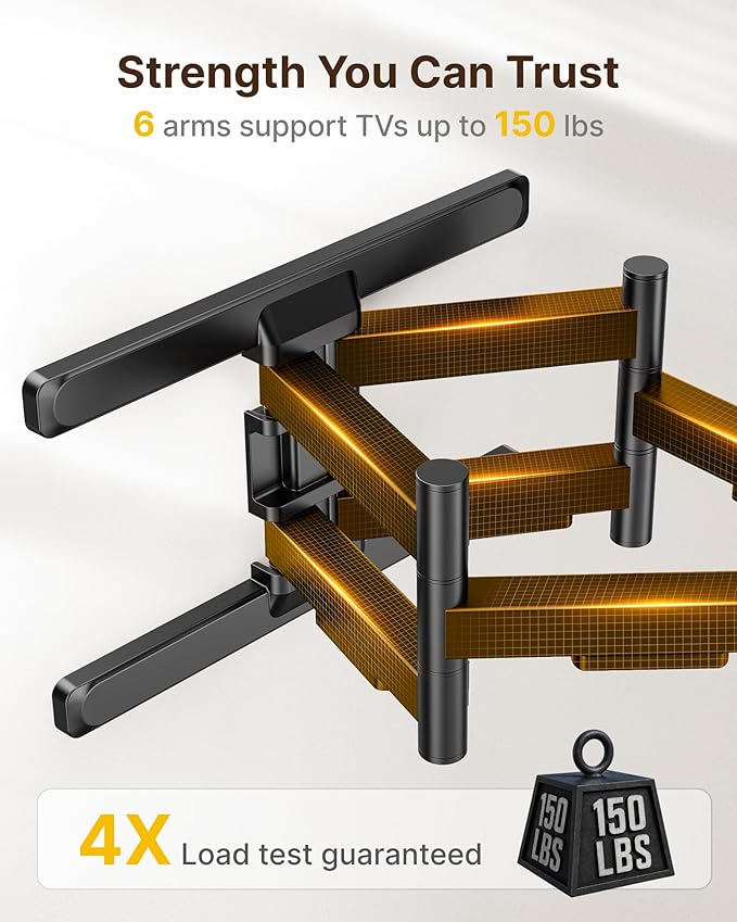 monTEK Full Motion TV Wall Mount