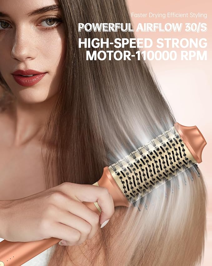 webeauty 6 in 1 Hot Air Styler, High-Speed Negative Ionic Hair Dryer