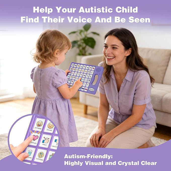 Joyreal AAC Device for Autism, Non Verbal Communication Tools for Speech