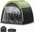 Housolution Anti-Theft Bike Storage Tent with Rain Cover for 4-5 Bikes
