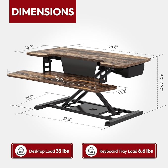 SANODESK Standing Desk Converter