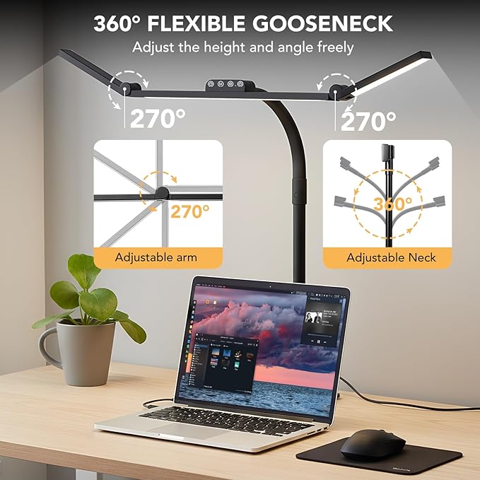 Galnolt LED Desk Lamp for Home Office