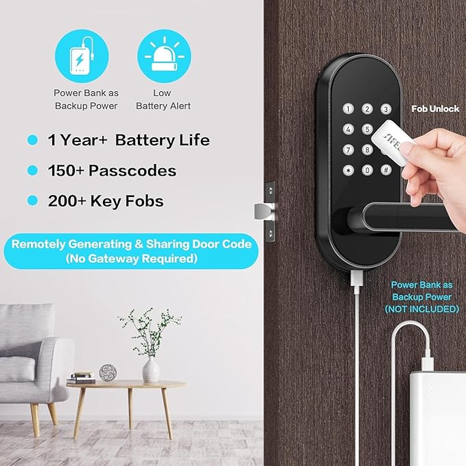 Keyless Entry Keypad Smart Door Lock