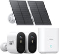 aosu 2K QHD Solar Security Cameras Wireless Outdoor System, 2-Cam-Kit