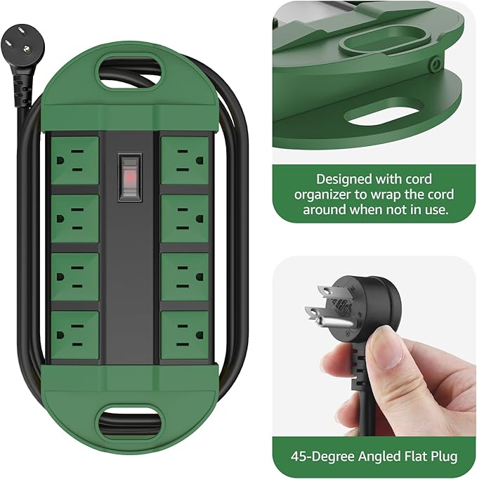 CCCEI Outdoor Power Strip Weatherproof