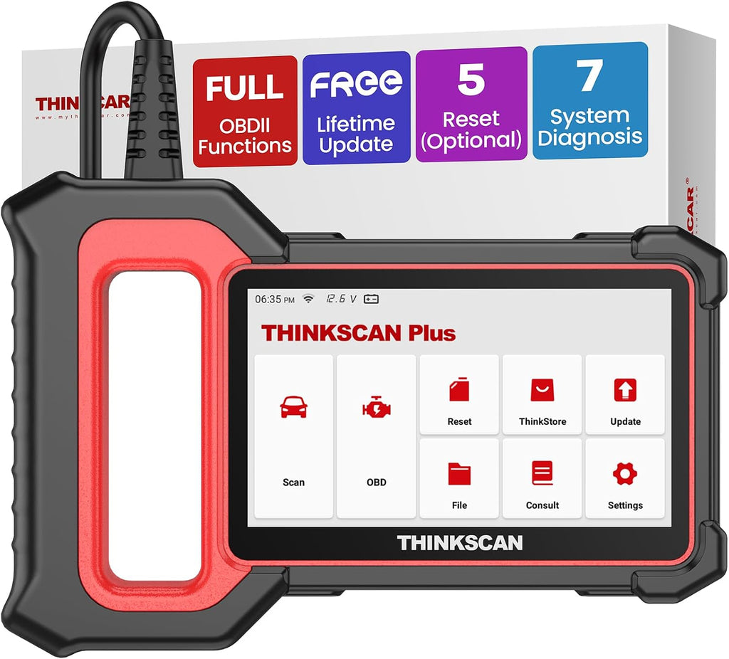THINKCAR OBD2 Scanner, ThinkScan Plus S7 ABS, IC System Diagnostic Scan Tool